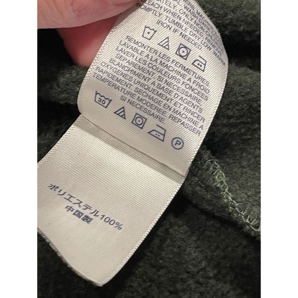 Lands End Men’s 1/4 Zip Sweater XL Corduroy Collar Pockets Pullover Fleece Lined - Picture 6 of 12